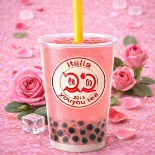 Bubble tea rosa M