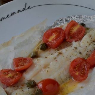 Filetto di branzino al cartoccio