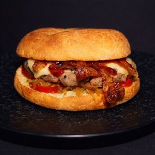 Bacon burger di manzo 150 g circa