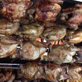 Mezzo pollo allo spiedo