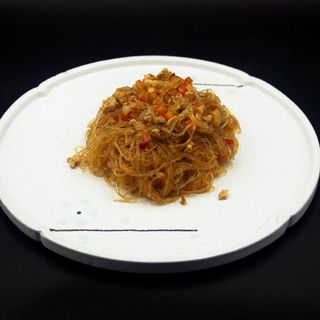 Spaghetti Di Soia Con Carne Piccante