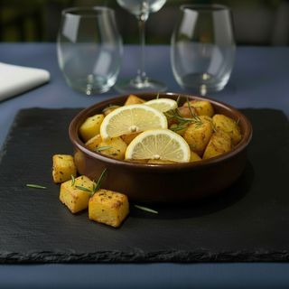 Patate al forno aromatizzate al limone (gluten free)