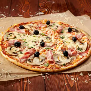 Prosciutto e funghi