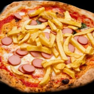 Pizza wurstel e patate