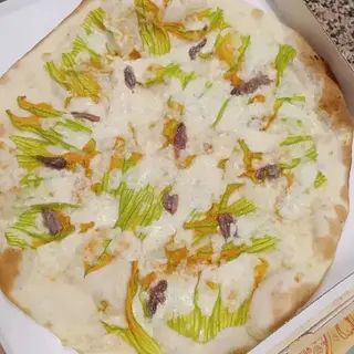 Pizza Fiori di zucca e alici