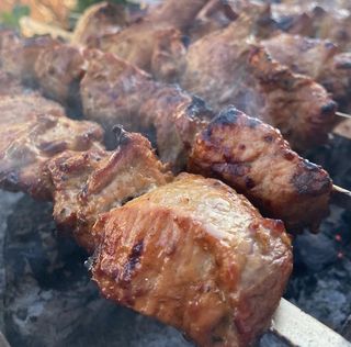 Shashlik di maiale
