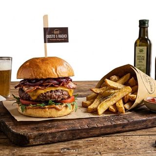 Panino hamburger di scottona