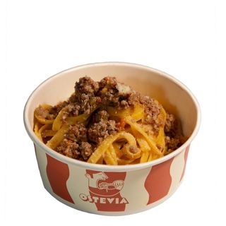 Fettuccine ragù bianco di salsiccia