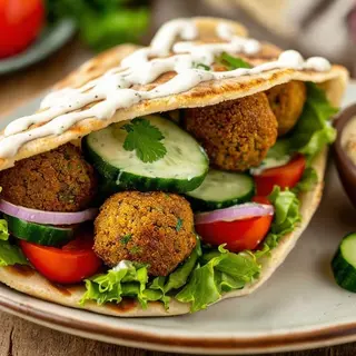 Falafel panino