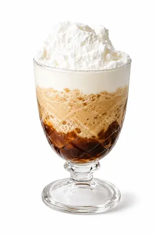 Granita caffè con panna