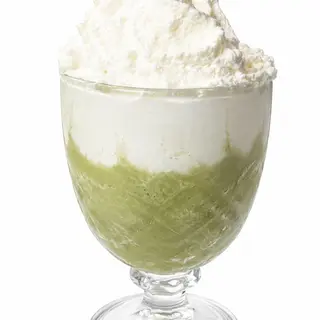 Granita pistacchio con panna