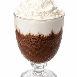 Granita cioccolato con panna