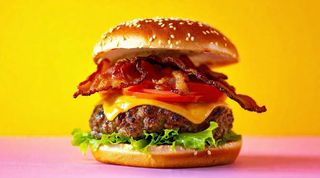 Cheese & bacon burger