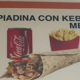 Menù piadina kebab