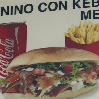 Menù panino kebab