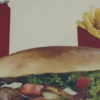 Menù panino falafel