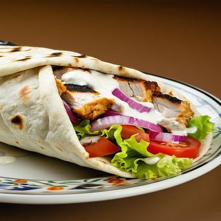 Chicken grill wrap menù