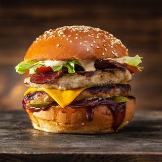 Grill triple burger menù