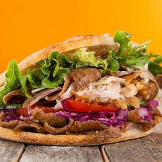 Panino kebab menù