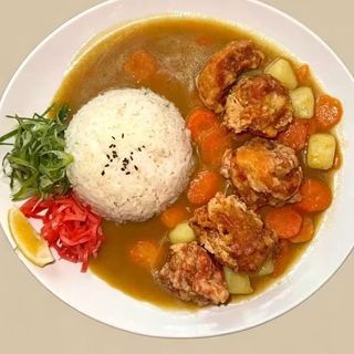 Curry kara-age don