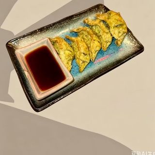Fried gyoza veggie