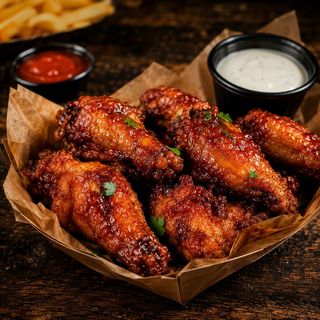 Alette di pollo fritte