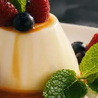 Panna cotta AI frutti di bosco