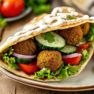 Panino falafel