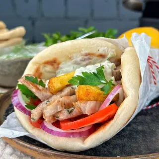 Roll kebab - pita greca