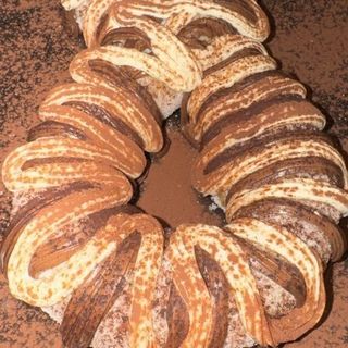 Graffa con Nutella e crema di mascarpone