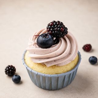 Cupcake vaniglia e frutti di bosco
