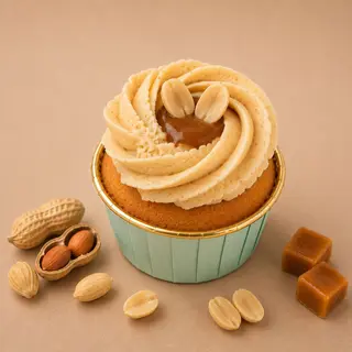 Cupcake Arachidi E Caramello Salato