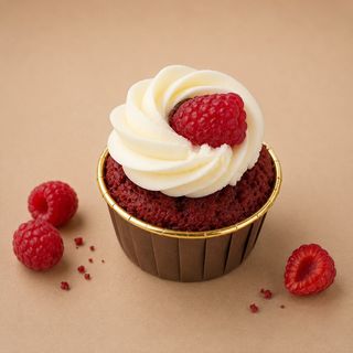 Cupcake Red Velvet E Lamponi