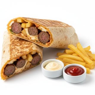 Tacos pollo Merguez