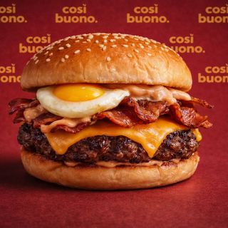 Egg Bacon Burger