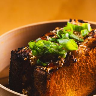 Toast di gamberi