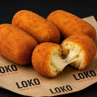 Crocchè patate, provola e nduja 