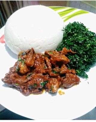 Beef Ugali/Chapati/Rice