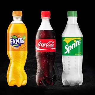 Cola, Fanta, Sprite 0,5л