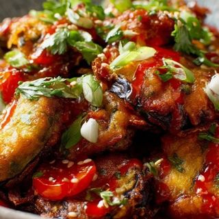 Хрустящие Баклажаны С Соусом Svit Chily