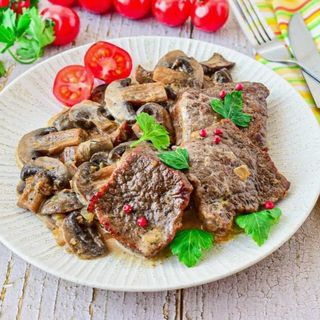 Телятина С Грибами