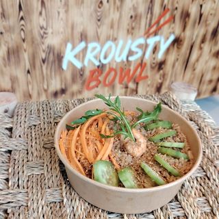 Khao Pad Crevettes Riz Thai