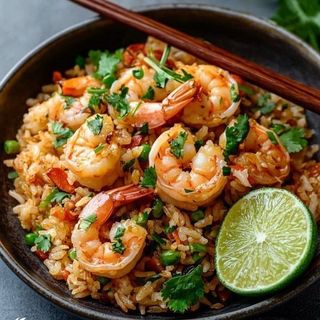 Riz Cantonais Crevettes