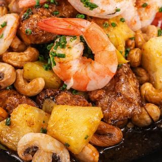 Wok Crevettes Exotique