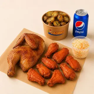 Combo meni- Pola pileta & Buffalo Wings