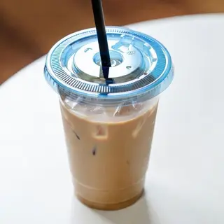 Ice latte coffee