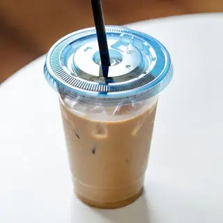Ice caramel macchiato cofee