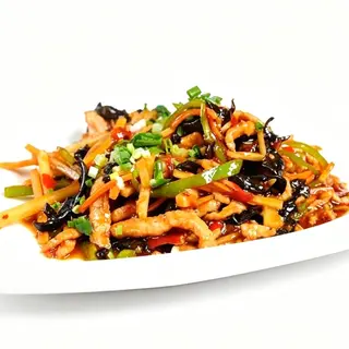 Yuxiang svinjetina，鱼香肉丝