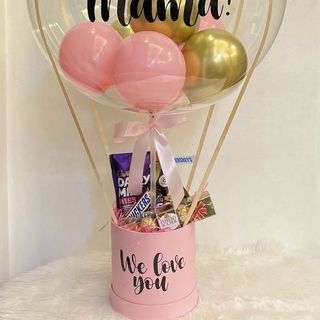 Hot air balloon treat box