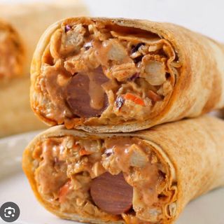 Shawarma With Cheese & 2 Sausage